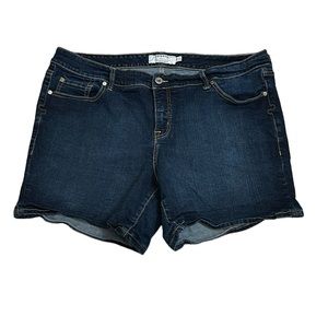 Torrid Classic Skinny Shorts Vintage Stretch Dark Wash Size 20